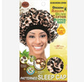 Leopard Satin Sleep Bonnet