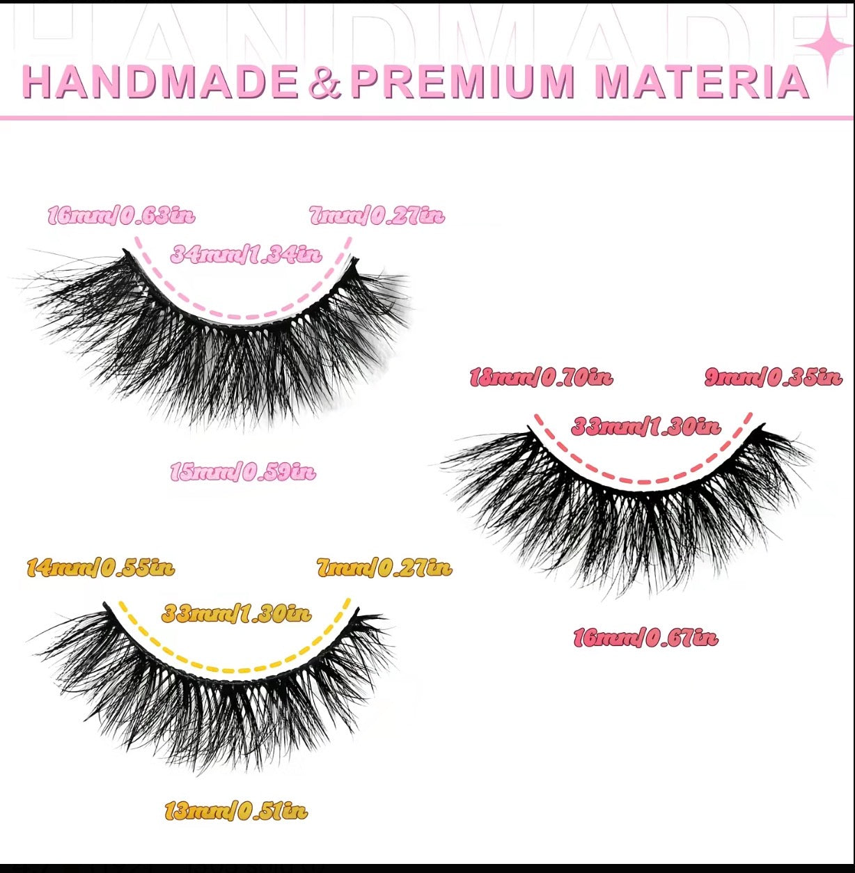 Doll Lashes 18mm