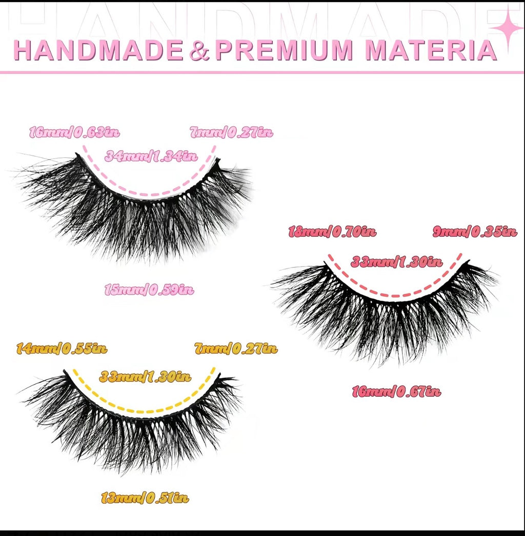 Doll Lashes 14mm •