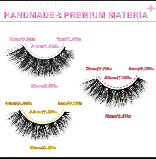 Doll Lashes 14mm •